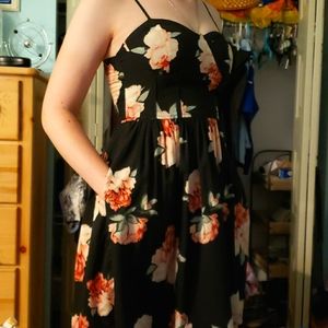 Band of gypsies, black floral, S